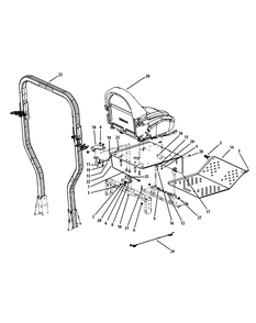Seat And Floor Panel Assembly (2011 And After) Diagram and Parts List for L60-KH (53AH8CTD050-27HP)(2011) Cub Cadet Lawn Tractor